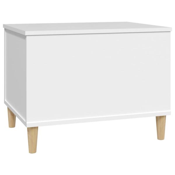 Couchtisch Weiß 60x44,5x45 cm Holzwerkstoff