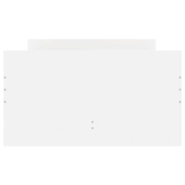 Bettgestell mit Schubladen Weiß 100x200 cm