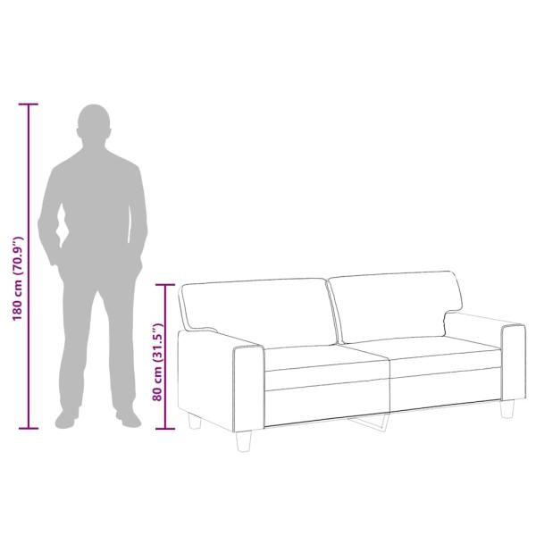 2-Sitzer-Sofa Weinrot 140 cm Kunstleder