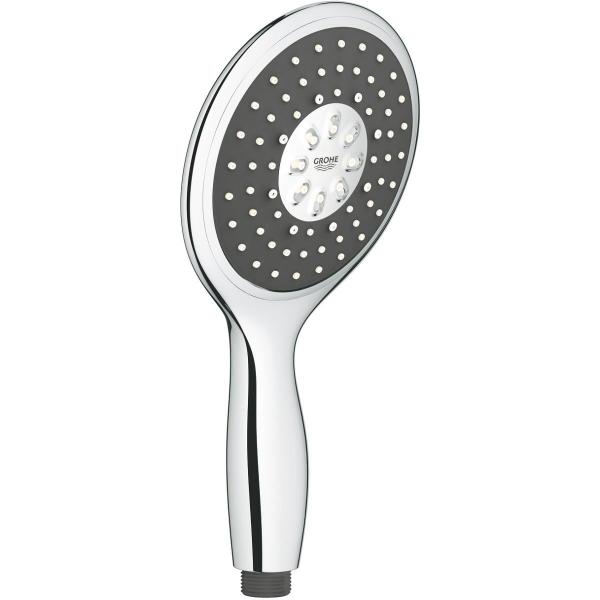 ARDEBO.de GROHE Vitalio Rain 130 Handbrause, 4+ Strahlarten, Chrom (26107000)