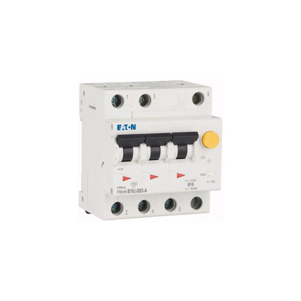 Eaton FRBMM-B16/3/003-A FI/LS, 16A, 30mA, LS-Charakteristik:B, 3p, FI-Charakteristik:A (170735)