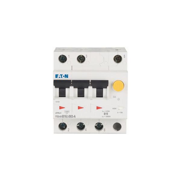 Eaton FRBMM-B16/3/003-A FI/LS, 16A, 30mA, LS-Charakteristik:B, 3p, FI-Charakteristik:A (170735)
