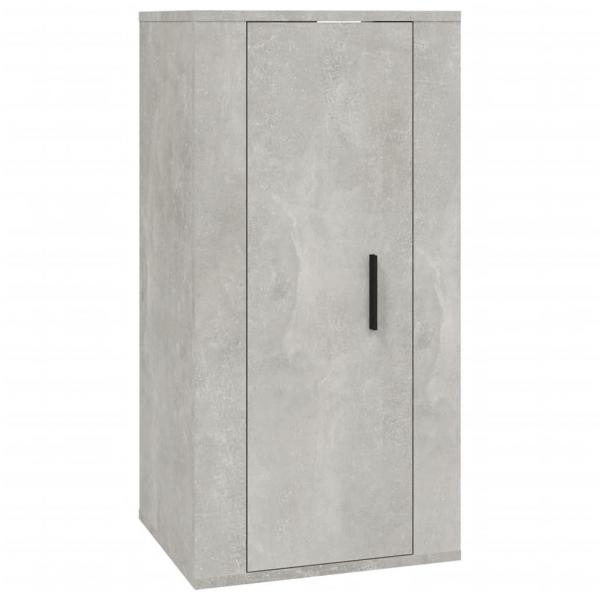 ARDEBO.de - TV-Wandschrank Betongrau 40x34,5x80 cm