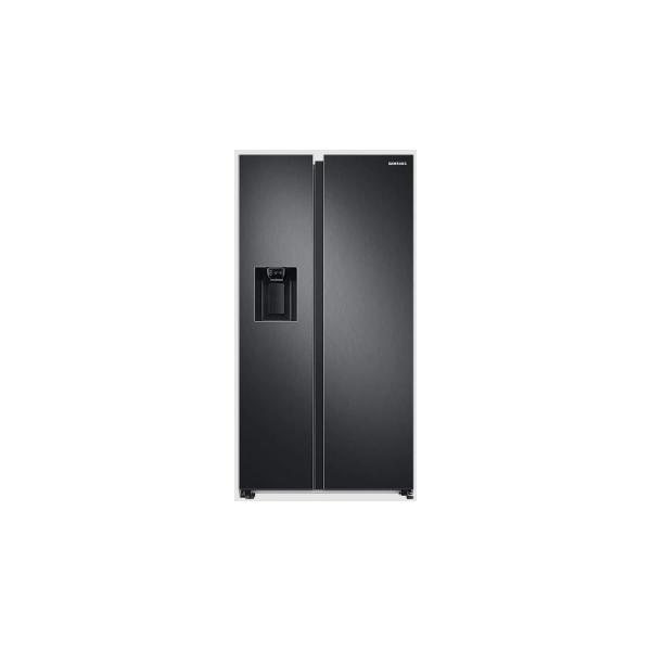 ARDEBO.de Samsung RS6GA884CB1/EG Stand Side-by-Side Kombination, 91 cm breit, 635L, No Frost+, Eisbereiter, Wasserspender, Festwasseranschluss, WiFi, Premium Black Steel