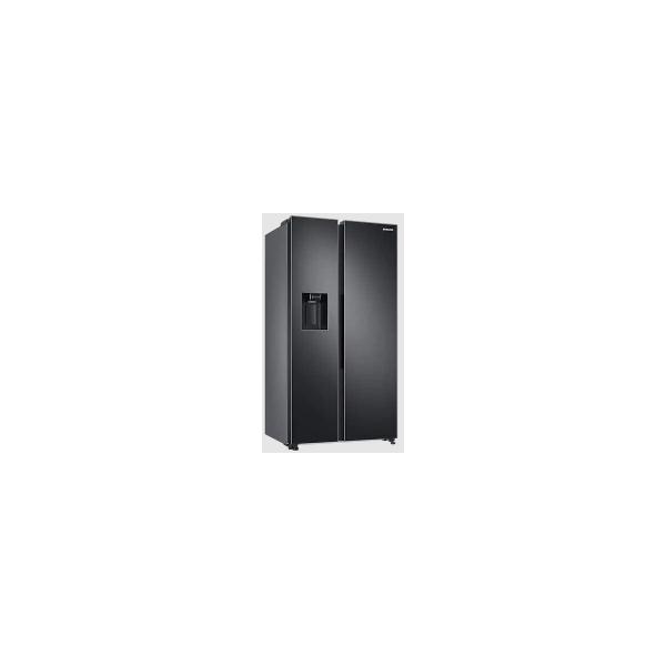 Samsung RS6GA884CB1/EG Stand Side-by-Side Kombination, 91 cm breit, 635L, No Frost+, Eisbereiter, Wasserspender, Festwasseranschluss, WiFi, Premium Black Steel