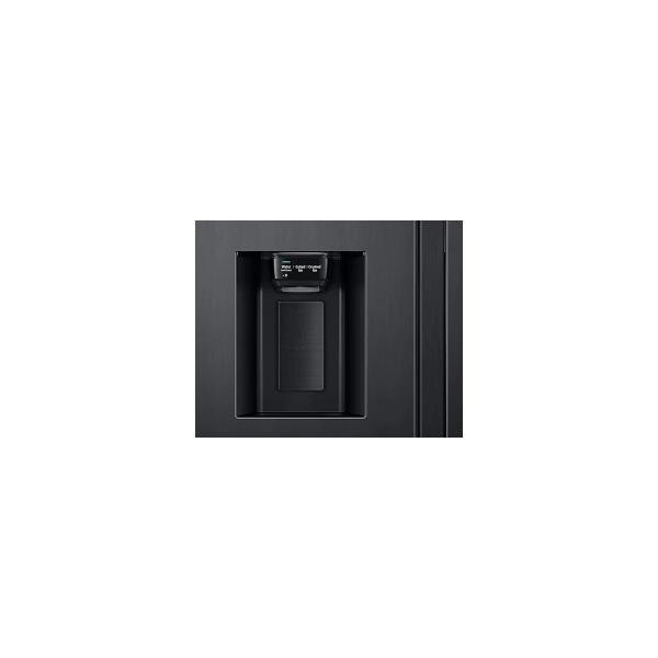 Samsung RS6GA884CB1/EG Stand Side-by-Side Kombination, 91 cm breit, 635L, No Frost+, Eisbereiter, Wasserspender, Festwasseranschluss, WiFi, Premium Black Steel