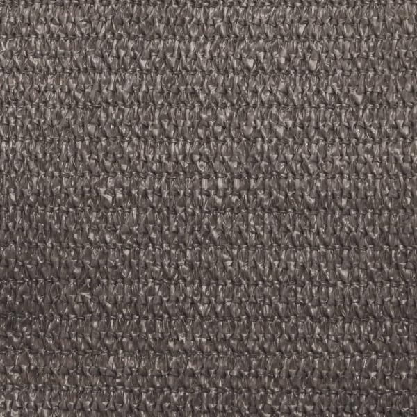 Sonnensegel 160 g/m² Anthrazit 6x7 m HDPE