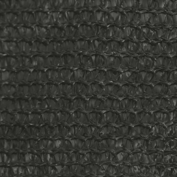 Sonnensegel 160 g/m² Anthrazit 6x7 m HDPE