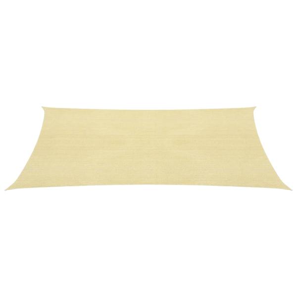 Sonnensegel 160 g/m² Beige 3x4 m HDPE