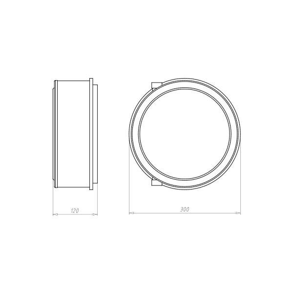 Kaiser 1283-71 Einbaugehäuse, HaloX® 250 für Werksfertigung