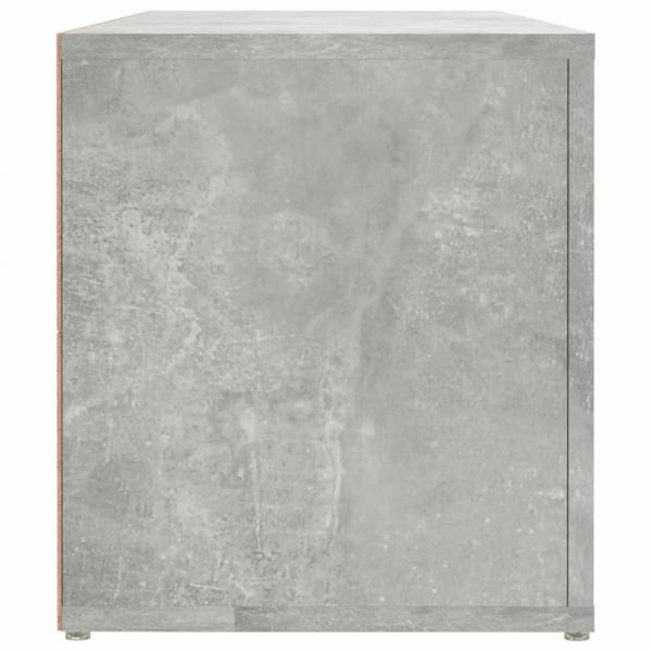 TV-Schrank Betongrau 100x31,5x35 cm Holzwerkstoff
