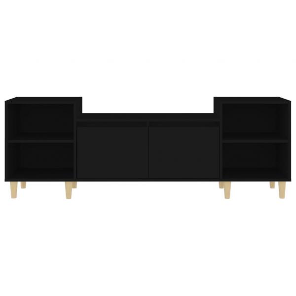 TV-Schrank Schwarz 160x35x55 cm Holzwerkstoff