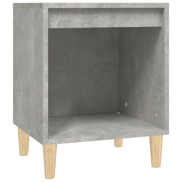 Nachttisch Betongrau 40x35x50 cm