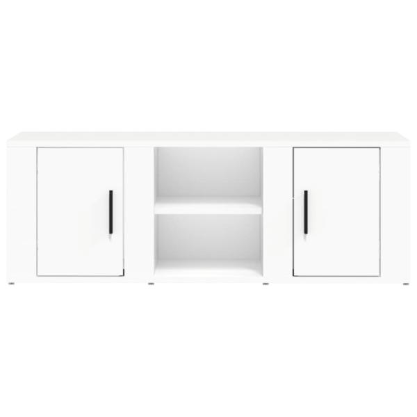 ARDEBO.de - TV-Schrank Weiß 100x31,5x35 cm Holzwerkstoff