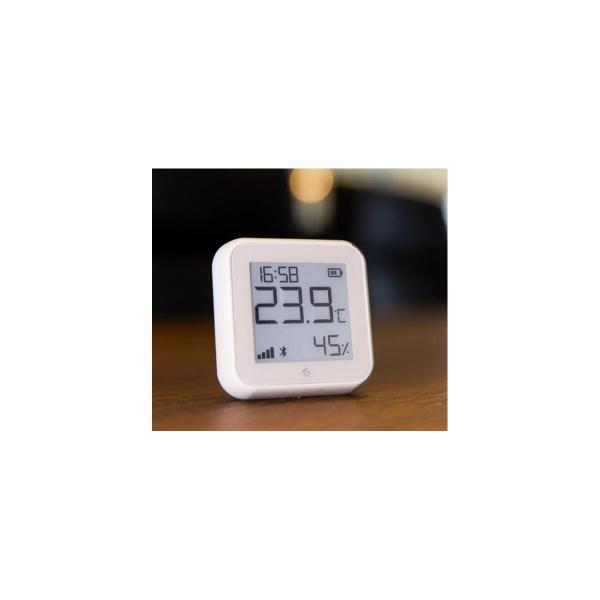 Shelly H&T Gen3 Temperatur- und Feuchtigkeitssensor, WLAN, Bluetooth, USB C, batteriebetrieben, weiß matt (Shelly_H&T_G3_w)