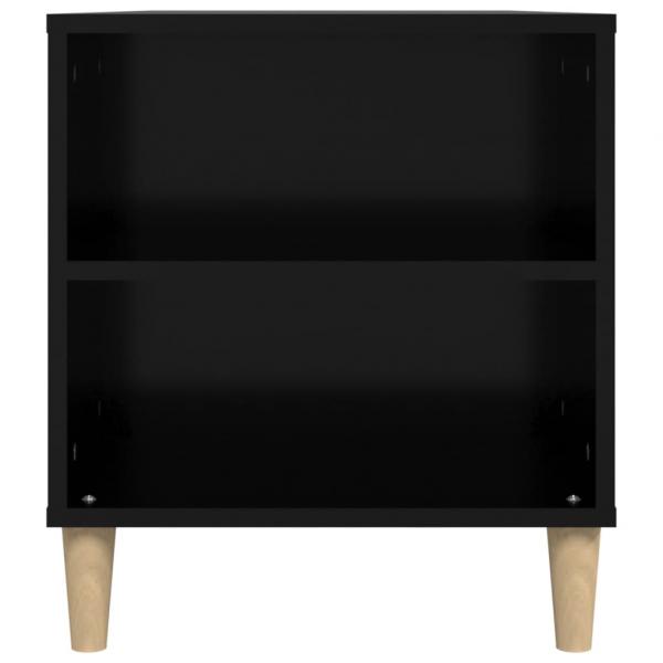 TV-Schrank Schwarz 102x44,5x50 cm Holzwerkstoff