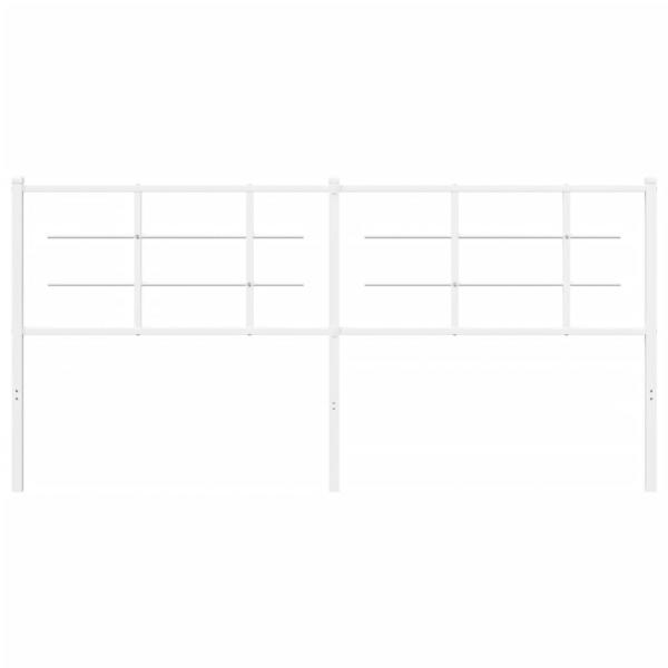 Kopfteil Metall Weiß 180 cm