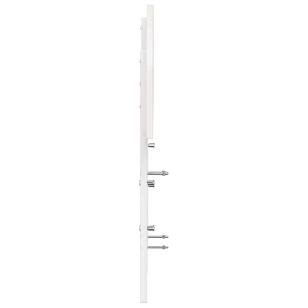 Kopfteil Weiß 150 cm Massivholz Kiefer