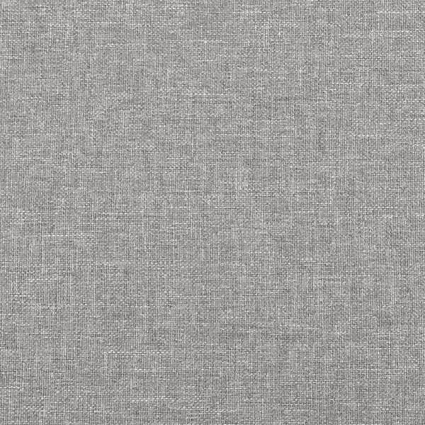 Boxspringbett mit Matratze Hellgrau 90x190 cm Stoff