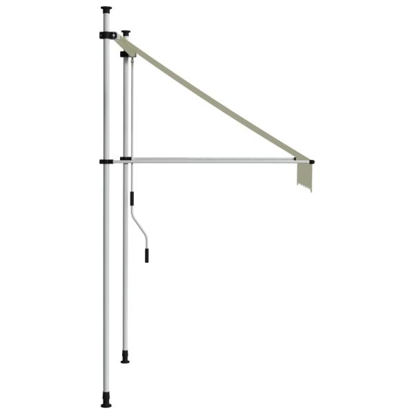 Einziehbare Markise Handbetrieben 100 cm Creme