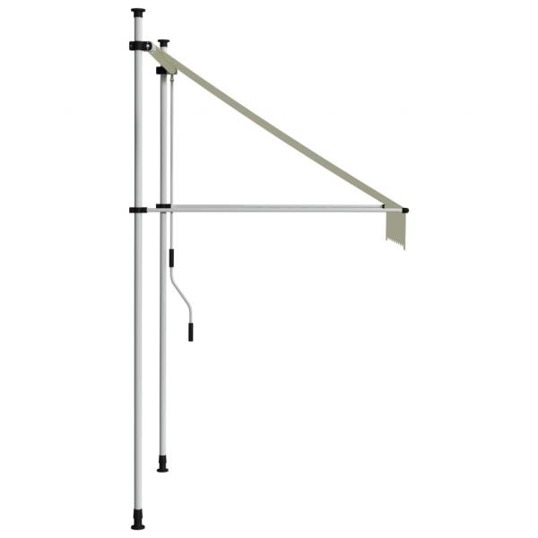 Einziehbare Markise Handbetrieben 100 cm Creme