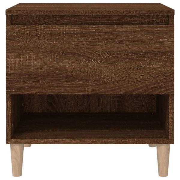 Nachttisch Braun Eichen-Optik 50x46x50 cm Holzwerkstoff