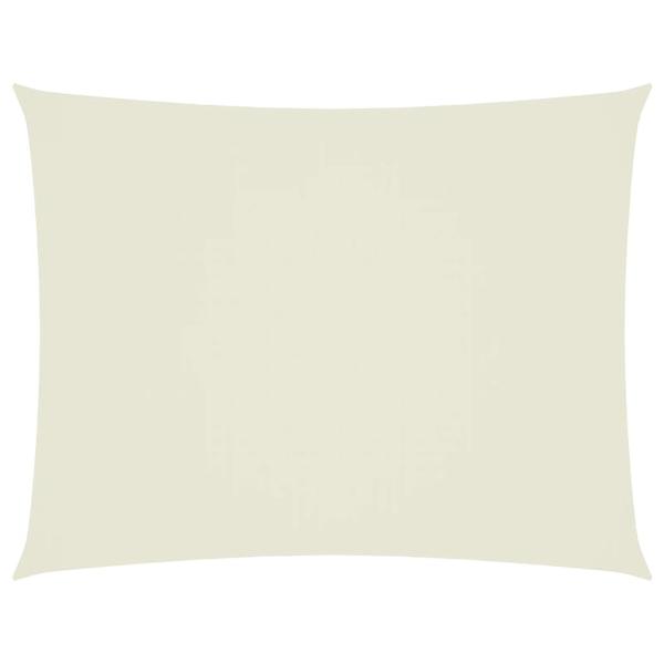 Sonnensegel Oxford-Gewebe Rechteckig 5x6 m Creme
