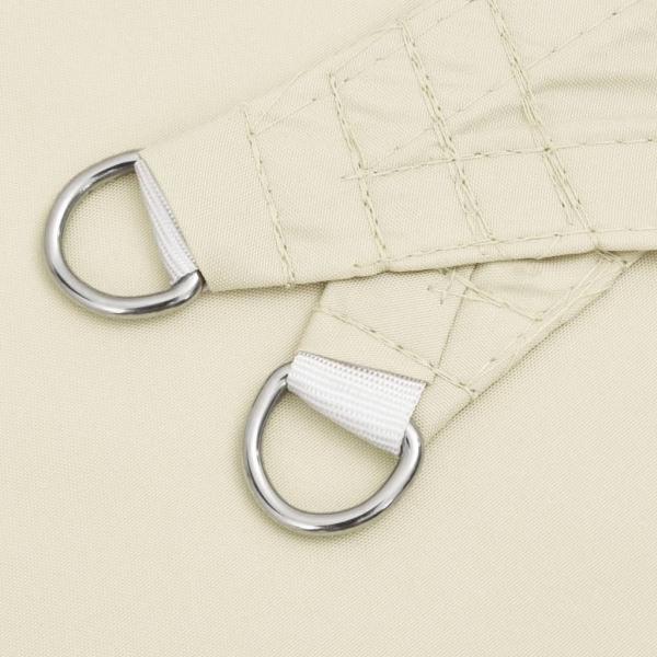 Sonnensegel Oxford-Gewebe Rechteckig 5x6 m Creme