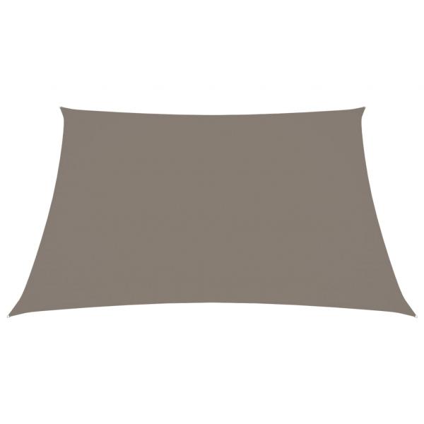 Sonnensegel Oxford-Gewebe Quadratisch 3,6x3,6 m Taupe
