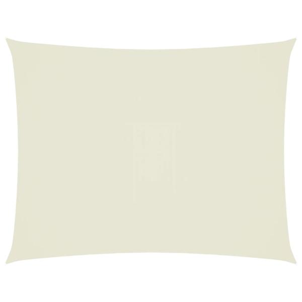 Sonnensegel Oxford-Gewebe Rechteckig 4x5 m Creme