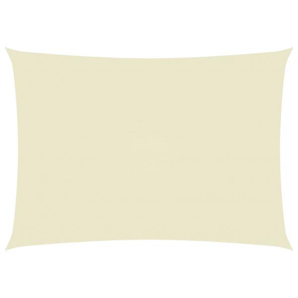 Sonnensegel Oxford-Gewebe Rechteckig 6x8 m Creme