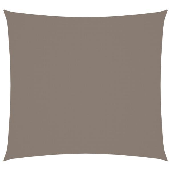 Sonnensegel Oxford-Gewebe Quadratisch 4,5x4,5 m Taupe