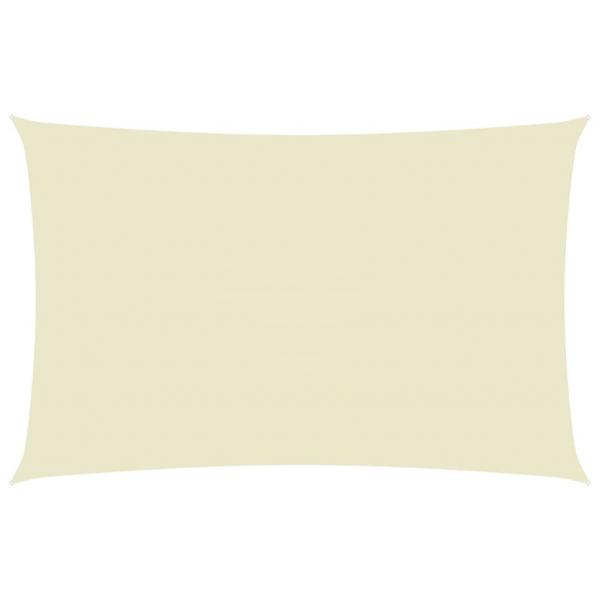 Sonnensegel Oxford-Gewebe Rechteckig 5x8 m Creme