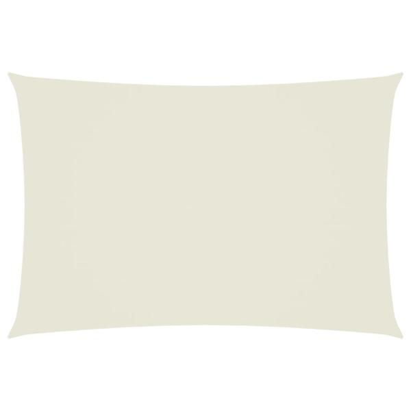 Sonnensegel Oxford-Gewebe Rechteckig 2,5x4,5 m Creme