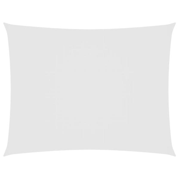 Sonnensegel Oxford-Gewebe Rechteckig 5x6 m Weiß