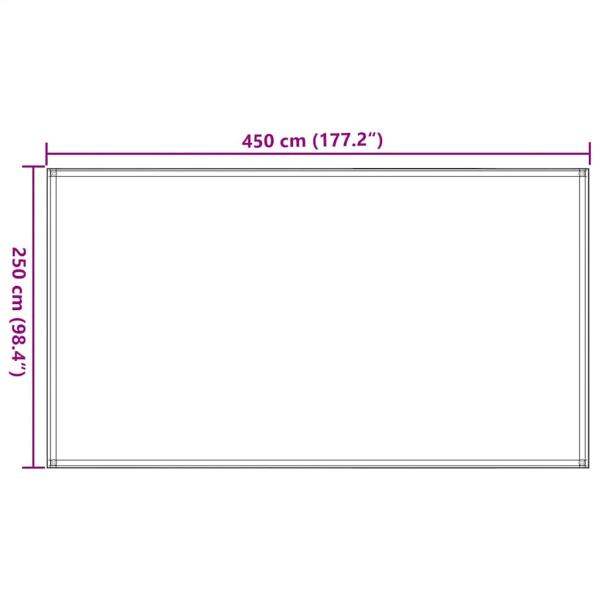 Zeltteppich 250x450 cm Anthrazit