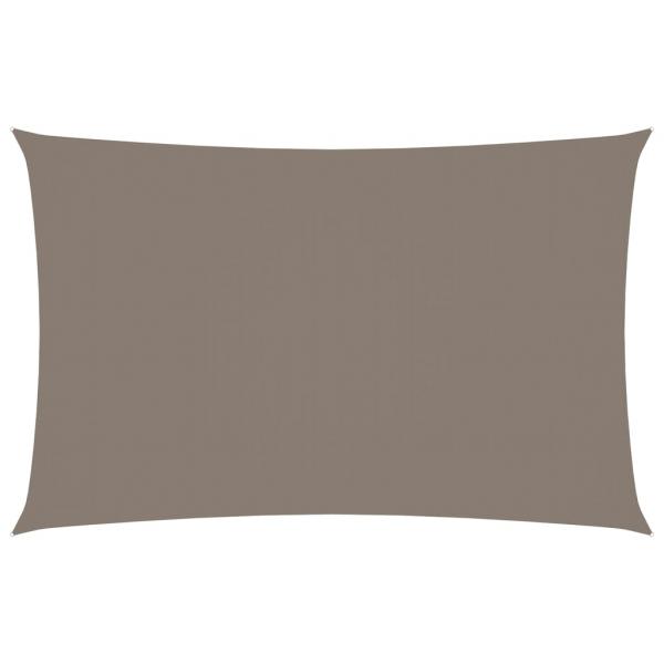 Sonnensegel Oxford-Gewebe Rechteckig 3x6 m Taupe