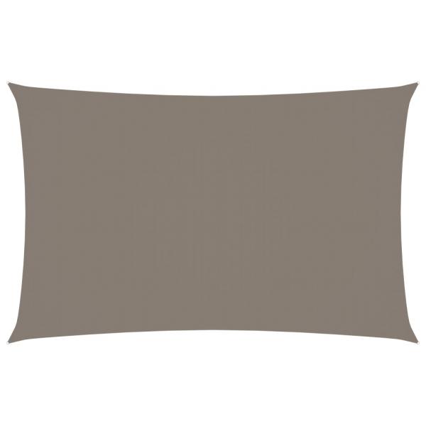 Sonnensegel Oxford-Gewebe Rechteckig 4x7 m Taupe
