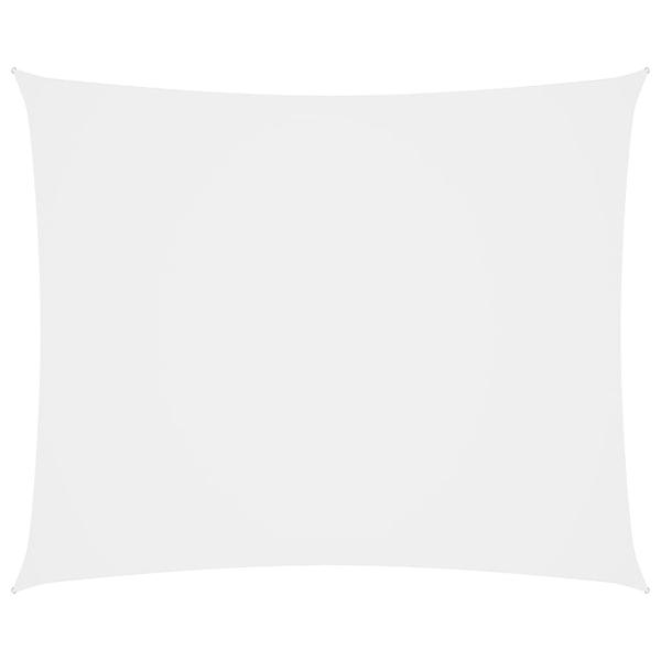 Sonnensegel Oxford-Gewebe Rechteckig 6x8 m Weiß
