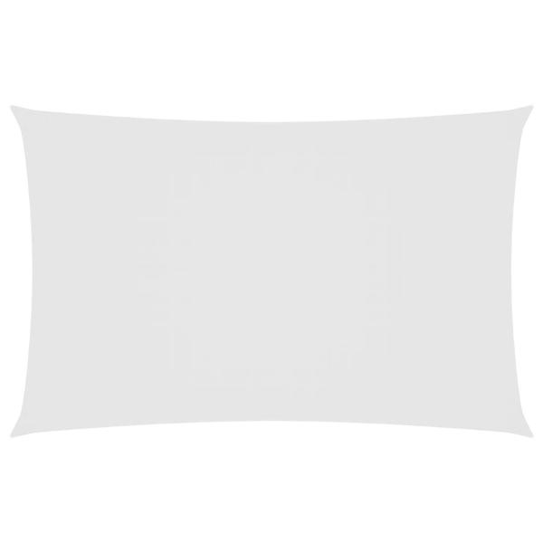 Sonnensegel Oxford-Gewebe Rechteckig 6x8 m Weiß