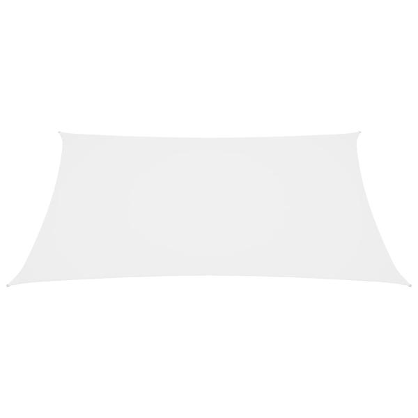 Sonnensegel Oxford-Gewebe Rechteckig 6x8 m Weiß