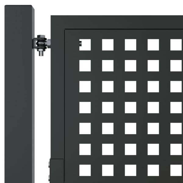 Gartentor Anthrazit 100x150 cm Stahl