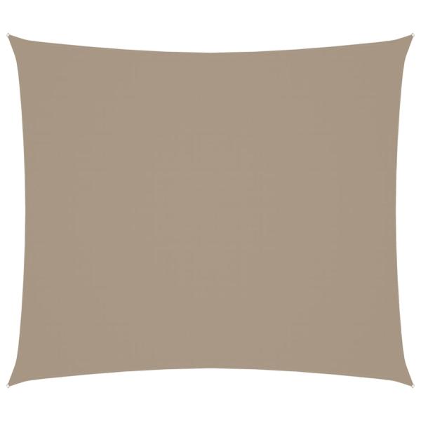 Sonnensegel Oxford-Gewebe Rechteckig 2x2,5 m Taupe