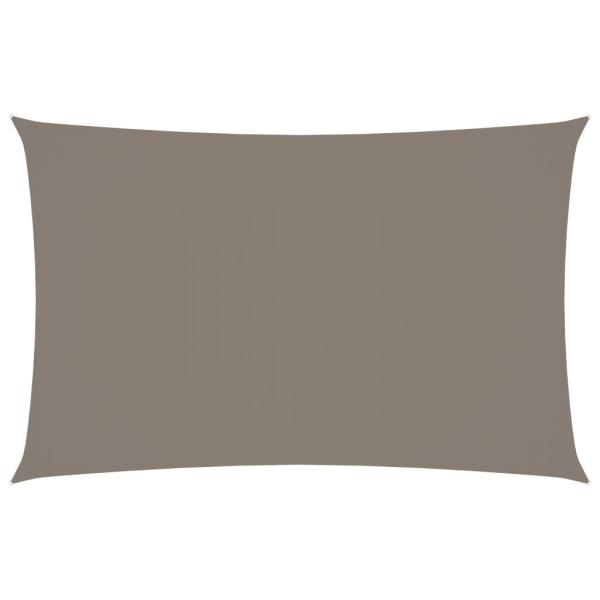 Sonnensegel Oxford-Gewebe Rechteckig 2x5 m Taupe