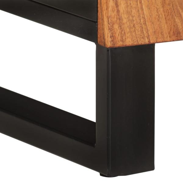 ARDEBO.de - 2-tlg. Badmöbel-Set Massivholz Akazie