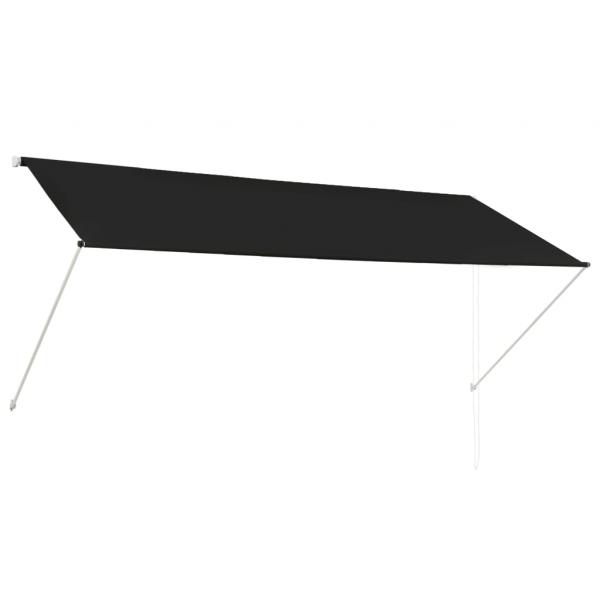 Einziehbare Markise 300×150 cm Anthrazit 