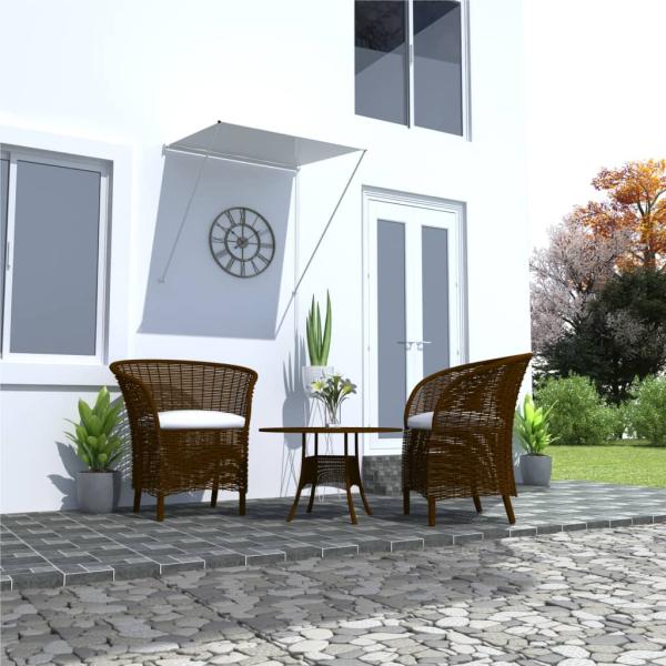 ARDEBO.de - Einziehbare Markise 100×150 cm Creme