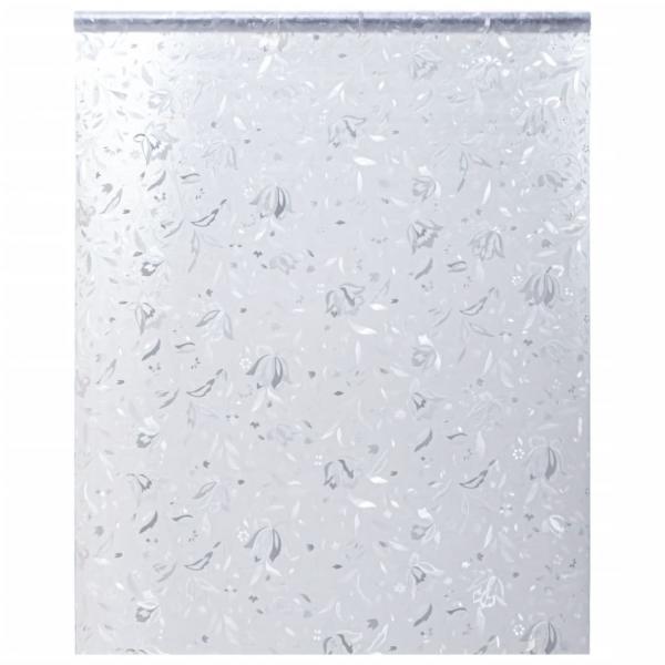 ARDEBO.de - Fensterfolie Matt Blumen-Muster 60x500 cm PVC