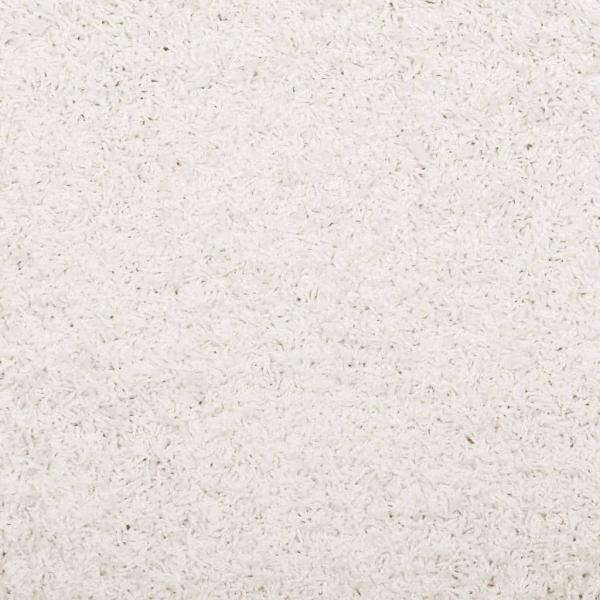 Teppich Shaggy Hochflor Modern Creme 200x280 cm