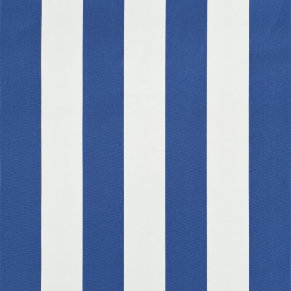 Einziehbare Markise 100×150 cm Blau und Weiß